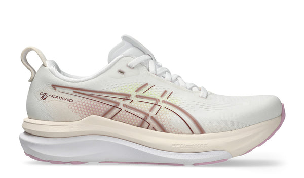 ASICS GEL-KAYANO 33 WOMEN (D) WHITE/HAZY LILAC