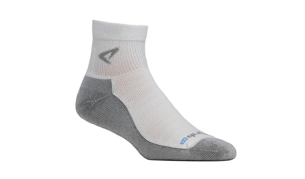 Drymax Socks Run 1/4 Crew White