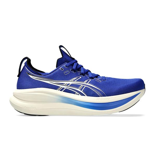 ASICS GEL-NIMBUS 28 Mens (2E) PRUSSIAN BLUE/CREAM