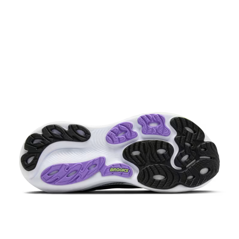 BROOKS ADRENALINE GTS 25 Womens (D) BLACK/BLACKENED PEARL/PURPLE