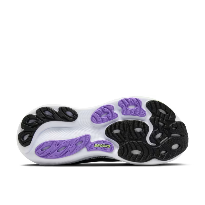 BROOKS ADRENALINE GTS 25 Womens (D) BLACK/BLACKENED PEARL/PURPLE