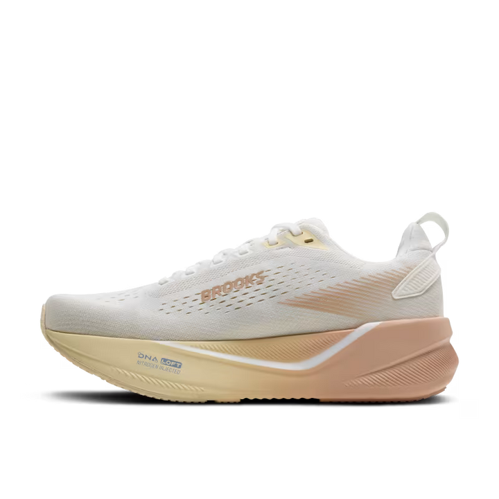 BROOKS GHOST MAX 4 1 (B) WHITE/ROSE/RUTABAGA