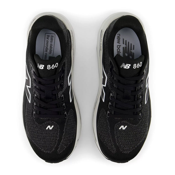 NEW BALANCE 860 v15 Womens (2E) Black/White