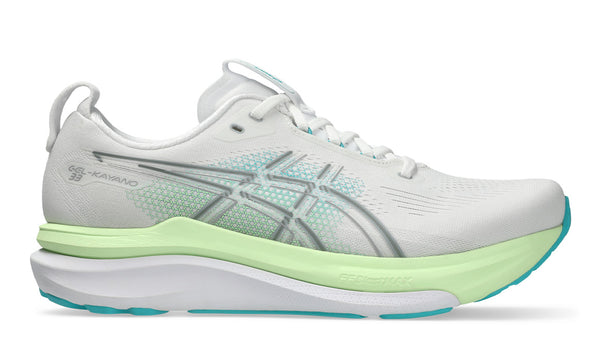 ASICS Male GEL-KAYANO 33 WHITE/ENERGY AQUA