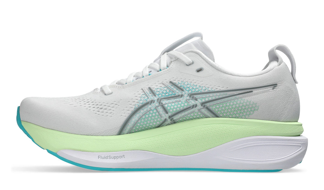 ASICS Male GEL-KAYANO 33 WHITE/ENERGY AQUA