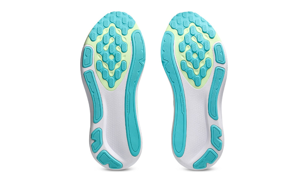 ASICS Male GEL-KAYANO 33 WHITE/ENERGY AQUA