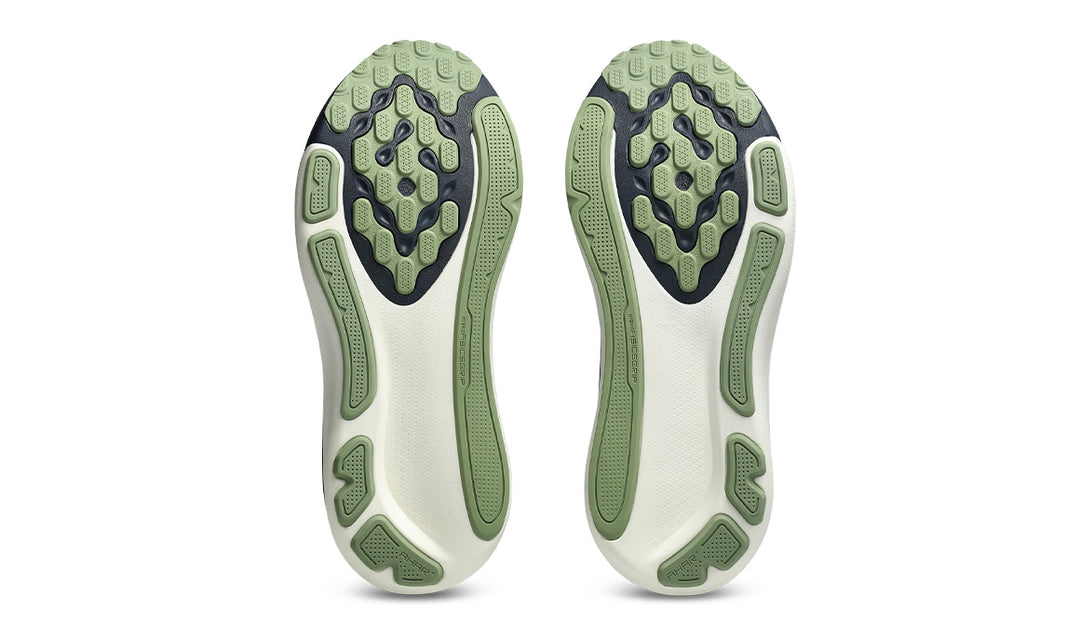 ASICS Male GEL-KAYANO 33 (2E) MIDNIGHT/KHAKI GREEN