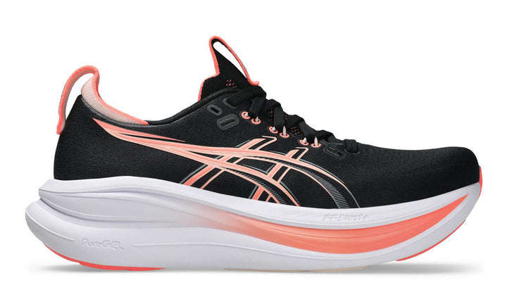 ASICS W GEL-NIMBUS 28 WOMEN BLACK/PEARL PINK
