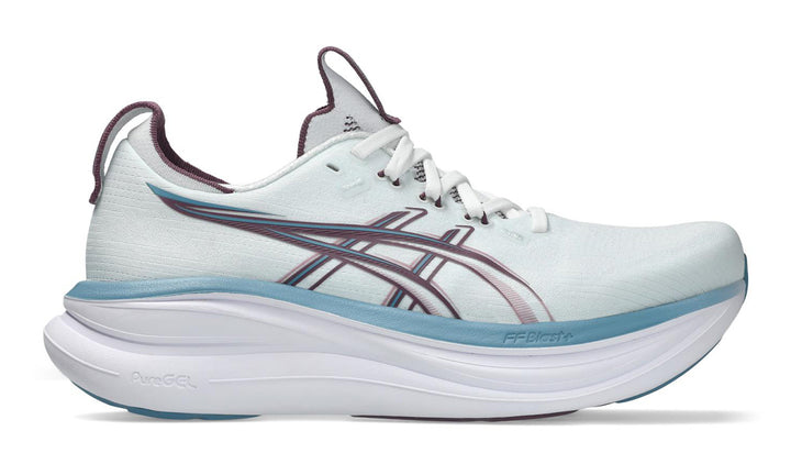 ASICS W GEL-NIMBUS 28 WOMEN (D) ARCTIC BLUE/VELVET PURPLE