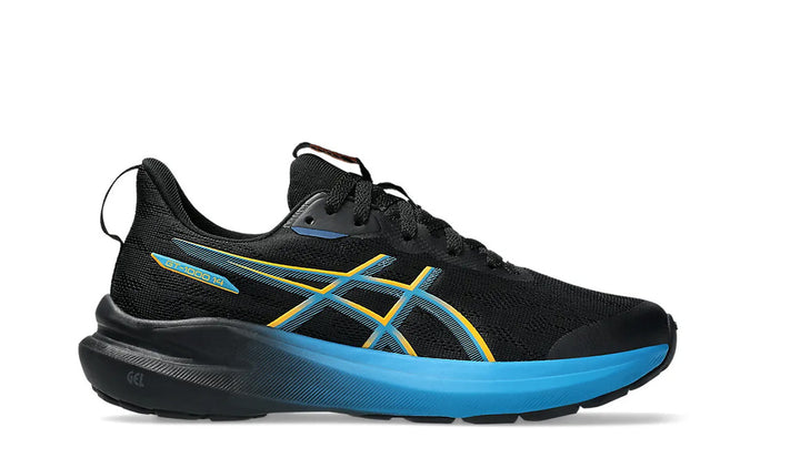 ASICS Kids GT-1000 14 GS BLACK/YAMABUKI (Laces)