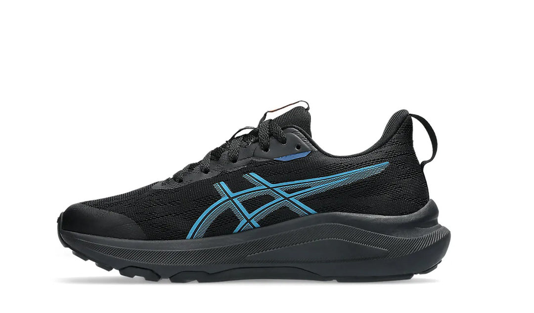 ASICS Kids GT-1000 14 GS BLACK/YAMABUKI (Laces)