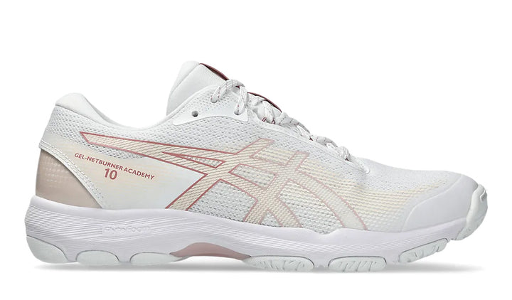 ASICS W GEL-NETBURNER ACADEMY 10 (B) WHITE/MORGANITE