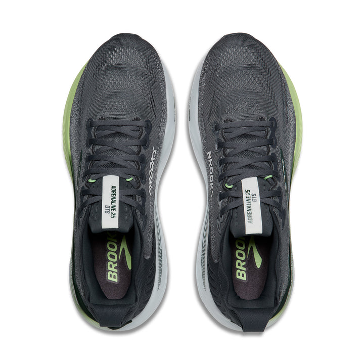 BROOKS ADRENALINE GTS 25 Mens (2E) Grey/ Paradise Green