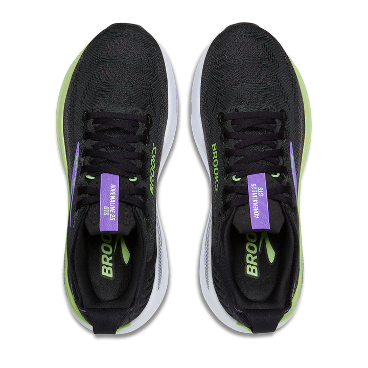 BROOKS ADRENALINE GTS 25 Womens (D) BLACK/BLACKENED PEARL/PURPLE