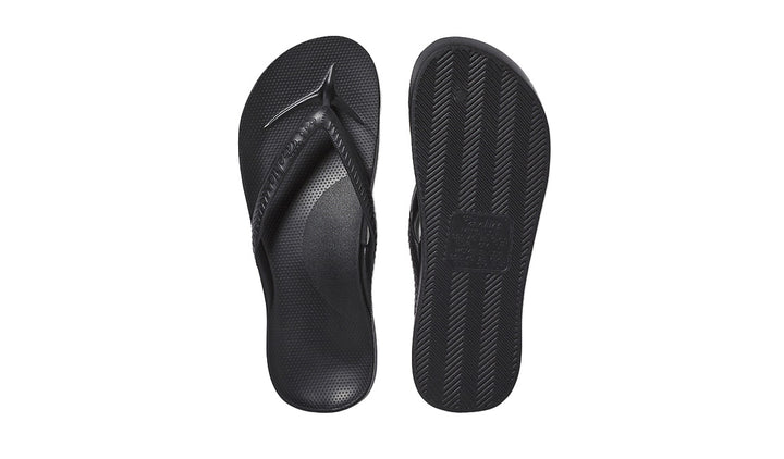 Archies Arch Support Jandals - Black