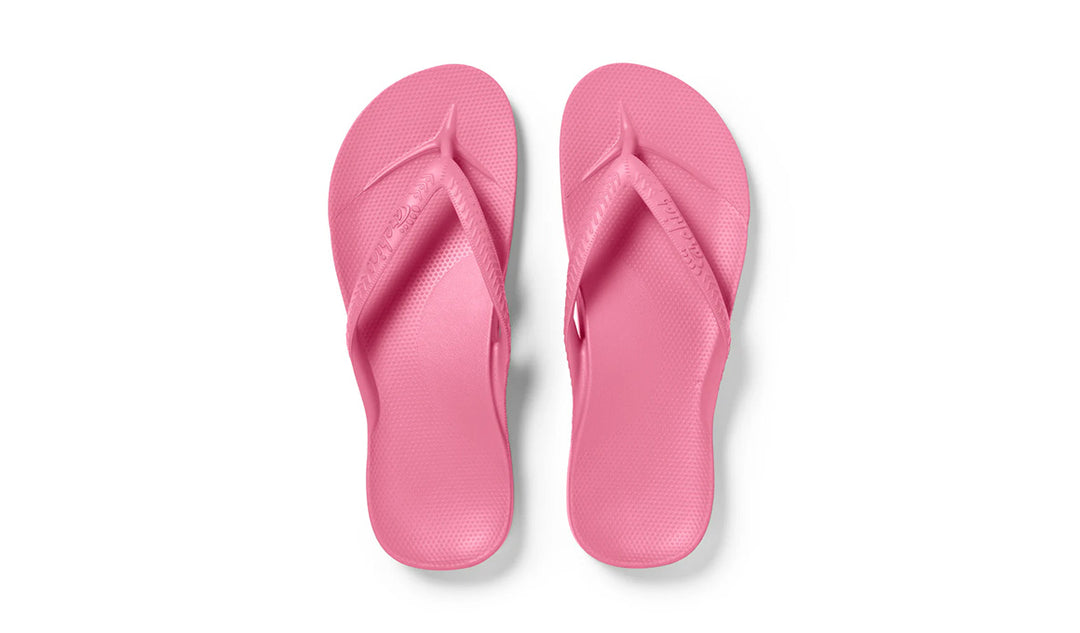 Archies Arch Support Jandals Hot Pink