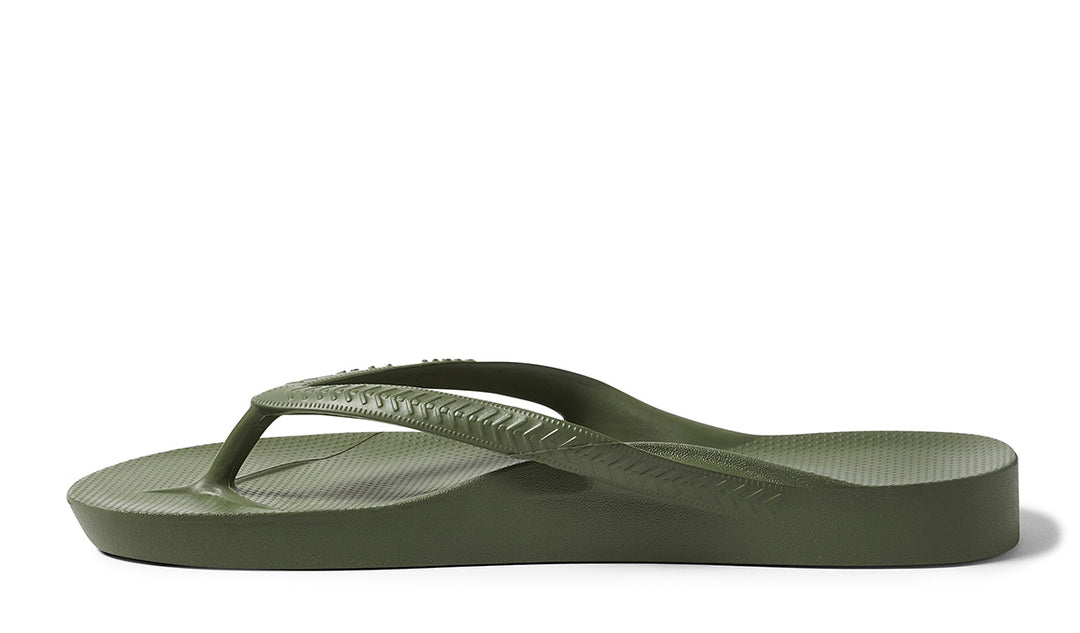 Archies Arch Support Jandals - Khaki