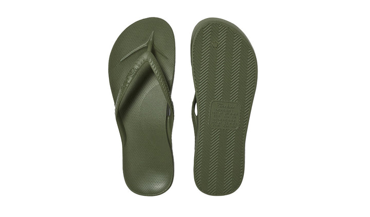 Archies Arch Support Jandals - Khaki
