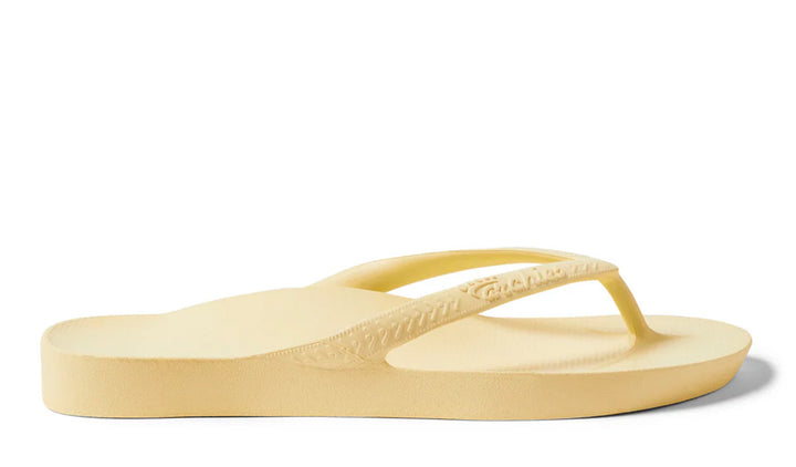 Arch Support Jandals Lemon
