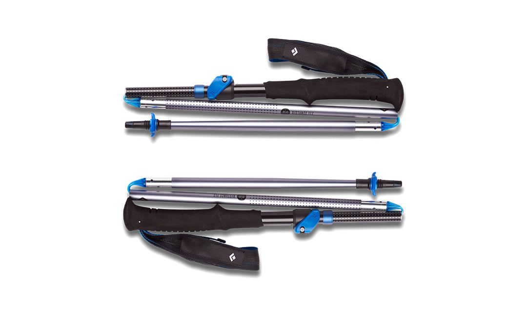 DISTANCE FLZ POLES 110-125CM Trekking/Running Pewter