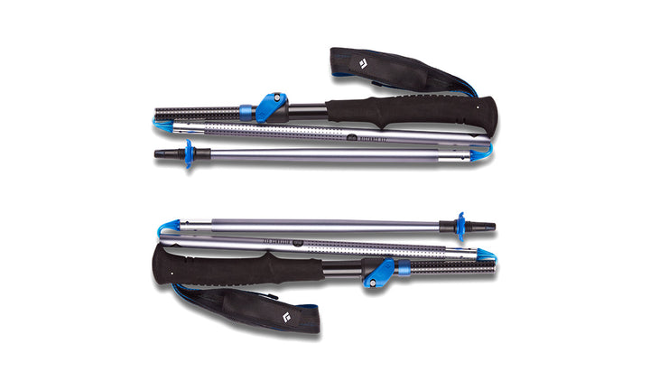 DISTANCE FLZ POLES 110-125CM Trekking/Running Pewter