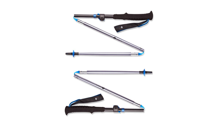 DISTANCE FLZ POLES 110-125CM Trekking/Running Pewter
