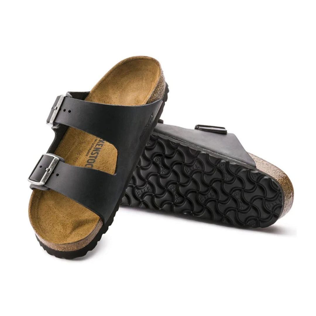 Birkenstock ARIZONA Oiled Leather Black - Regular