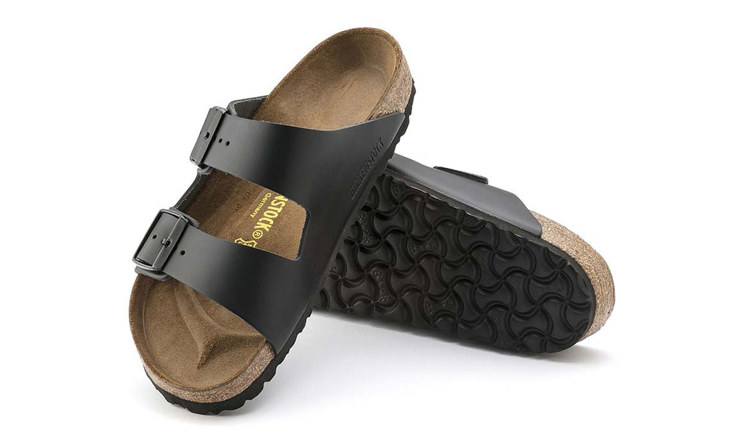 BIRKENSTOCK ARIZONA Smooth Leather Narrow Black