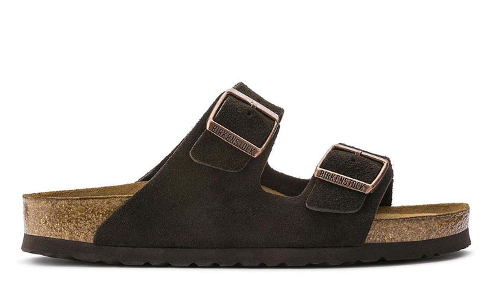 BIRKENSTOCK Arizona SFB Suede Mocha - Regular