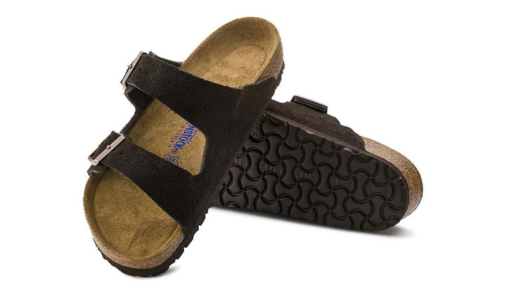 BIRKENSTOCK Arizona SFB Suede Mocha - Regular