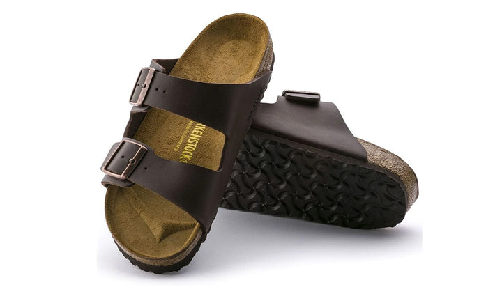 Birkenstock Arizona - Birko Flor - Dark Brown - Regular