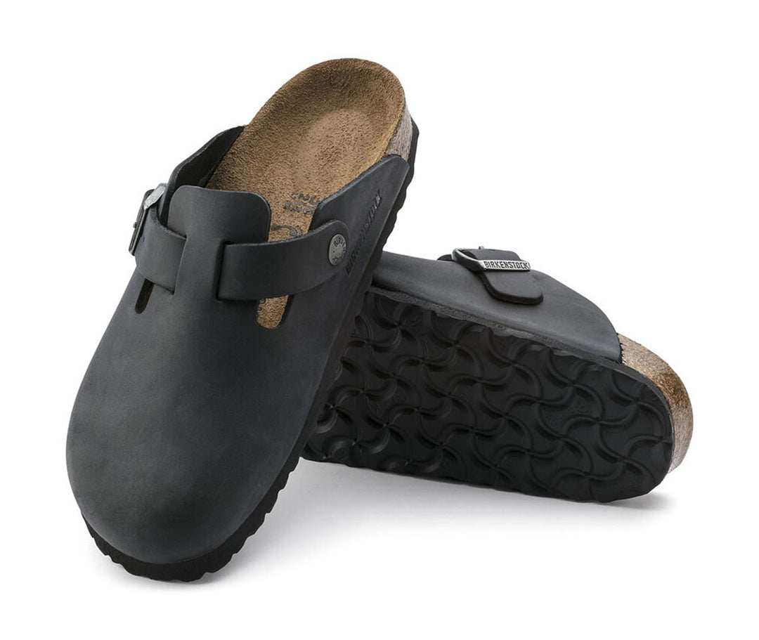 Boston Oiled Leather Black - Regular