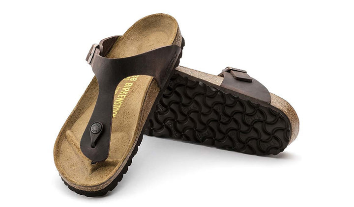 BIRKENSTOCK Gizeh Oiled Leather Regular Habana