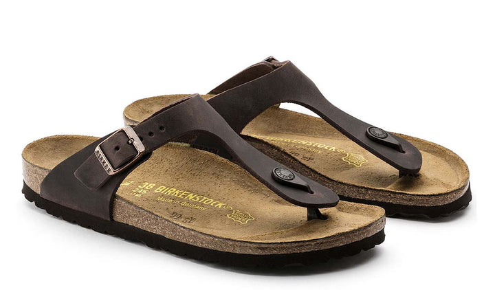 BIRKENSTOCK Gizeh Oiled Leather Regular Habana