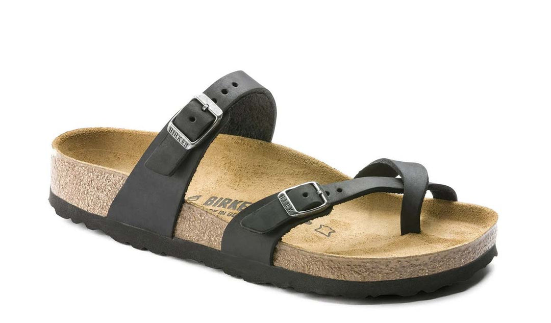 Birkenstock MAYARI Oiled Leather Black Regular
