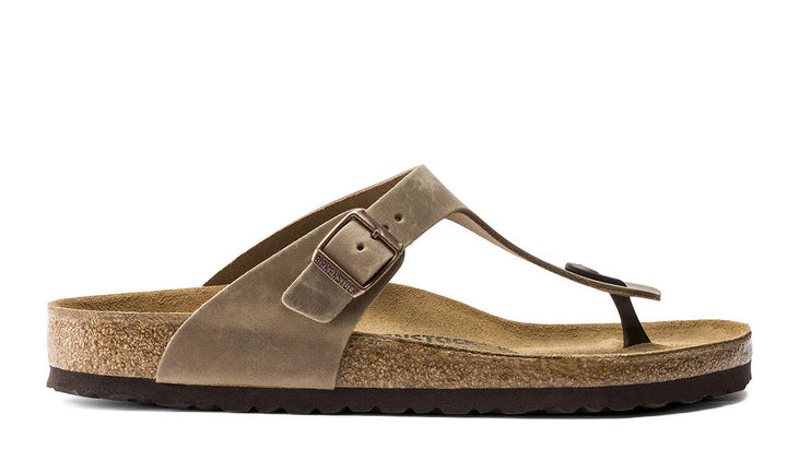 Birk Gizeh Oiled Leather Tobacco Brown