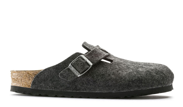 Birkenstock - Boston - Wool - Anthracite - Regular Width