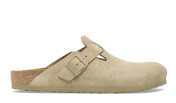BK UNISEX Boston Suede (Regular) Faded Khaki
