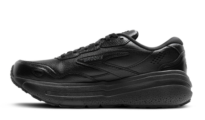 BROOKS GHOST MAX 2 LEATHER Mens (2E) Black