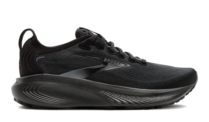 BROOKS Mens ADRENALINE GTS 25 (D) Black/ Black/ Ebony