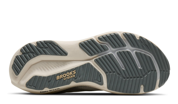 BROOKS GLYCERIN 23 Mens (D) Coconut Bleached Gray