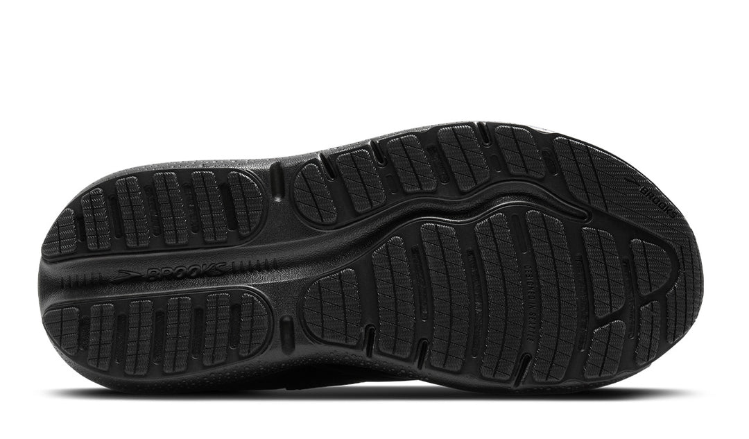 BROOKS GHOST MAX 2 LEATHER Womens (D) Black