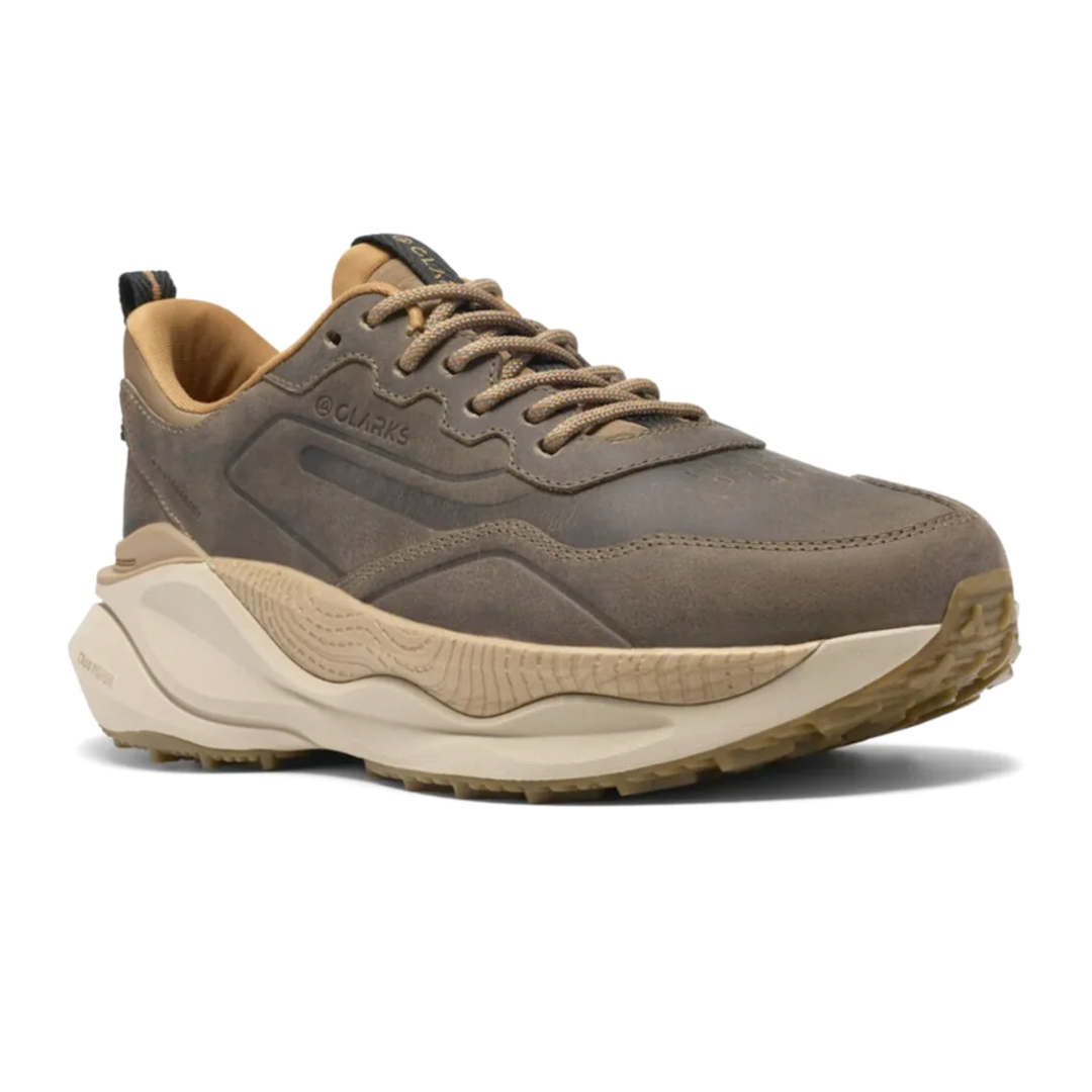 CLARKS Pace Trail WP Mens (D) Dark Sand