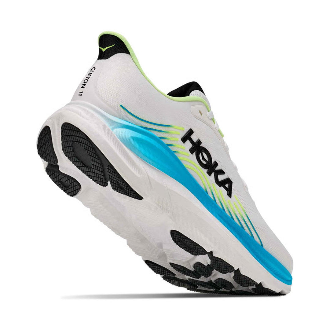 HOKA Clifton 11 Mens (D) Frost / Black