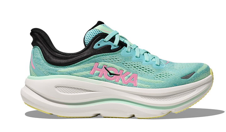 HOKA BONDI 9 Womens (B) Blue Spark / Mint Fluorite