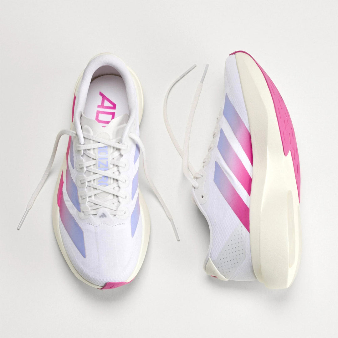 adidas Adizero Evo SL Womens (B) White/Pink KJ2551