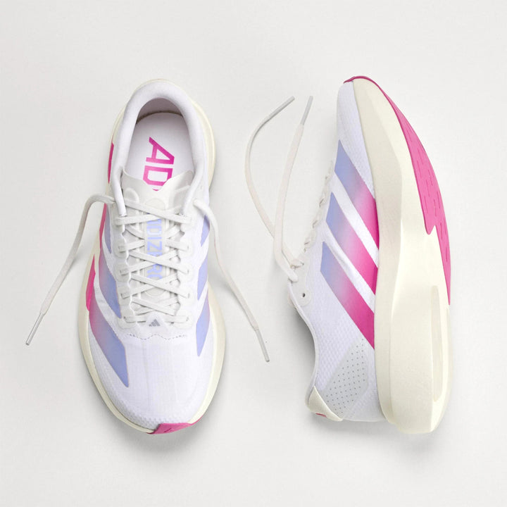 adidas Adizero Evo SL Womens (B) White/Pink KJ2551