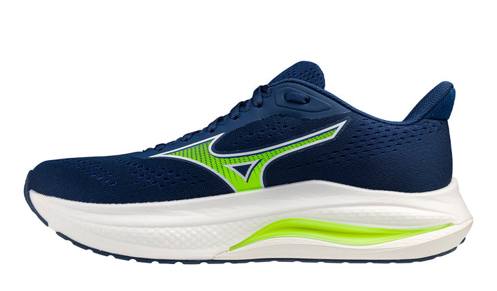 MIZUNO Wave Inspire 22 (D) Estate Blue/Lightning Yellow