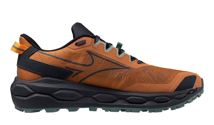 MIZUNO Wave Mujin 11 Mens (D) Sunburn/Autumn Sunset/Green