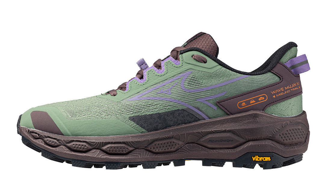 MIZUNO Wave Mujin 11 Womens (B) Granite Green/Bougainvillea